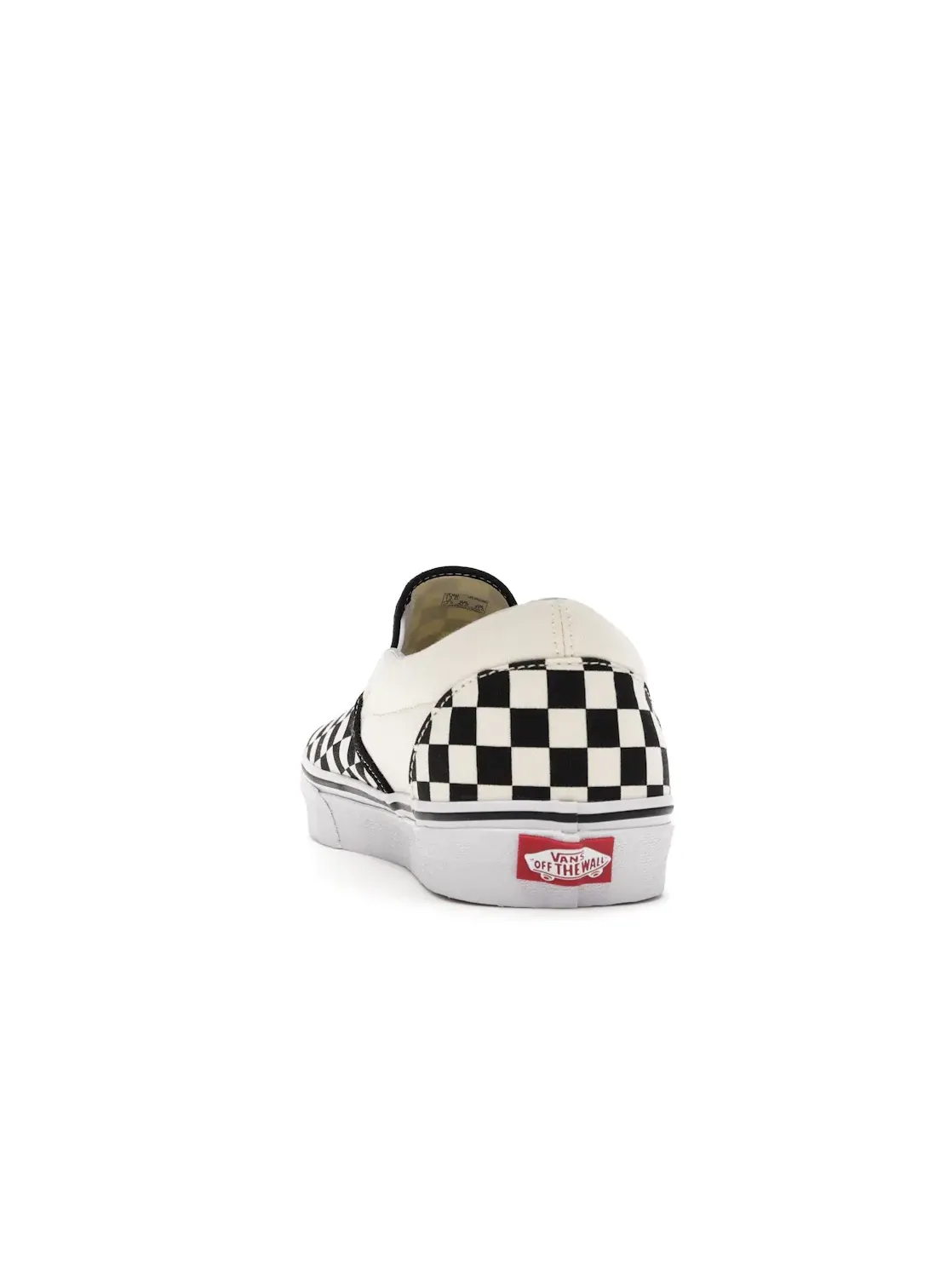Мужские кеды-слипоны с принтом Vans Slip-On Vans — изображение 4 из 4, черный/белый