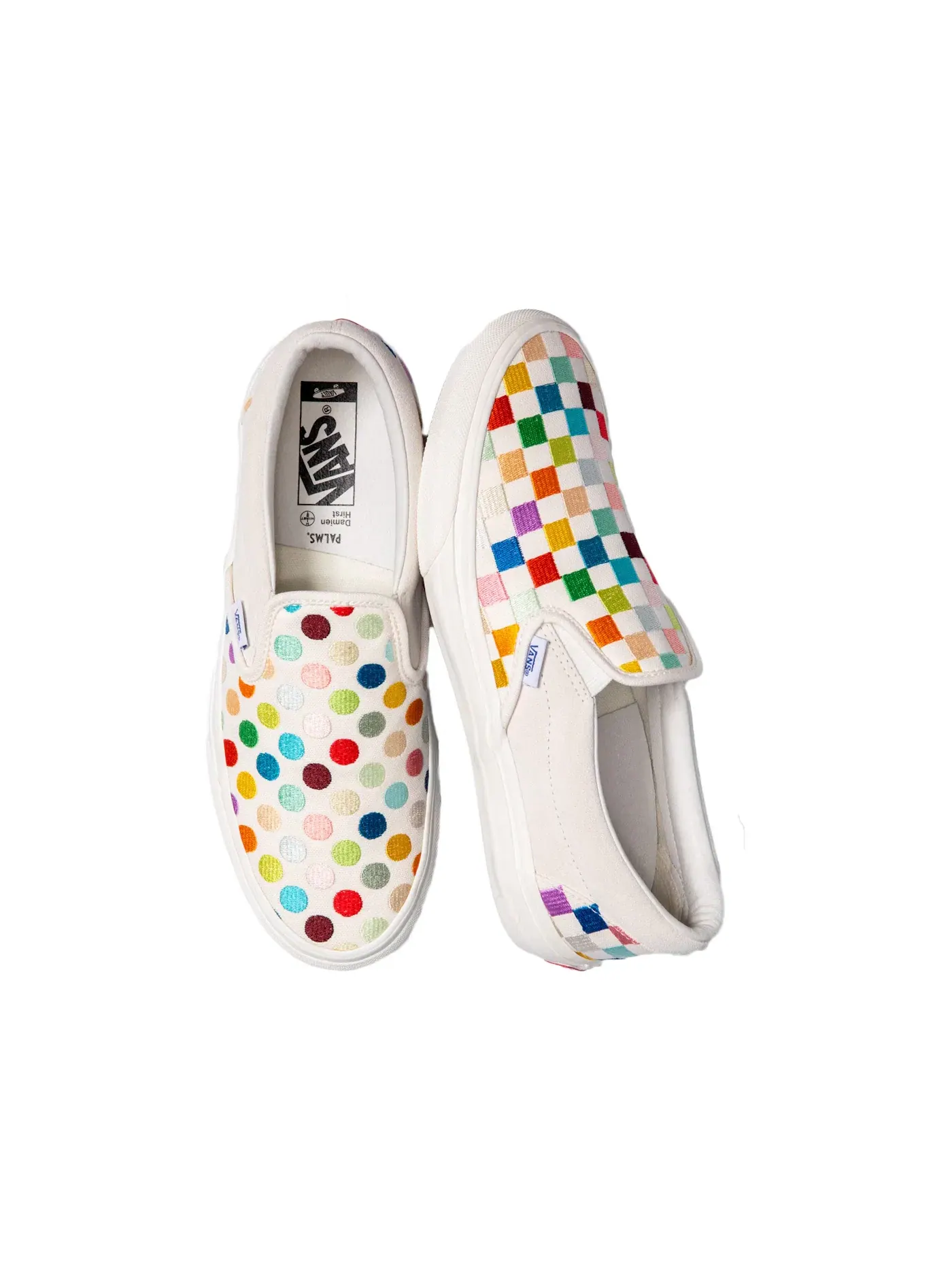 Мужские кроссовки lifestyle Vans Classic Slip-On VLT LX Vans, Polka Dot/Checkerboard — изображение 1 из 1