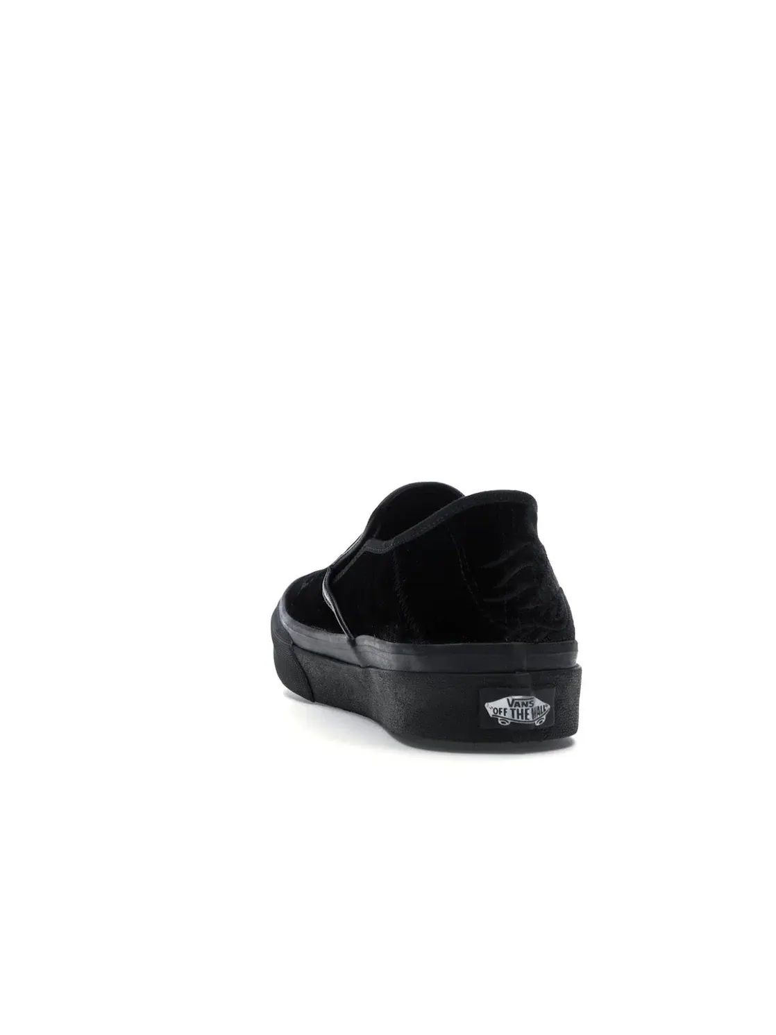 Мужские кеды с принтом Vans Slip-On Deluxe Dragon — изображение 4 из 4, черный/черный