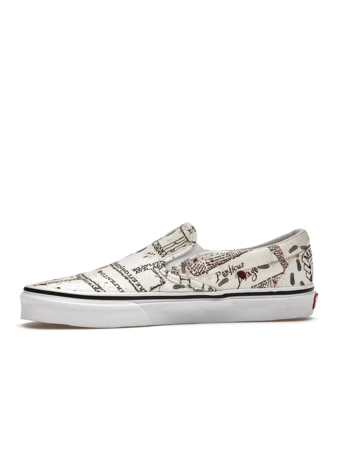 Мужские кеды-слипоны с принтом Vans Slip-On — изображение 3 из 4, классический белый