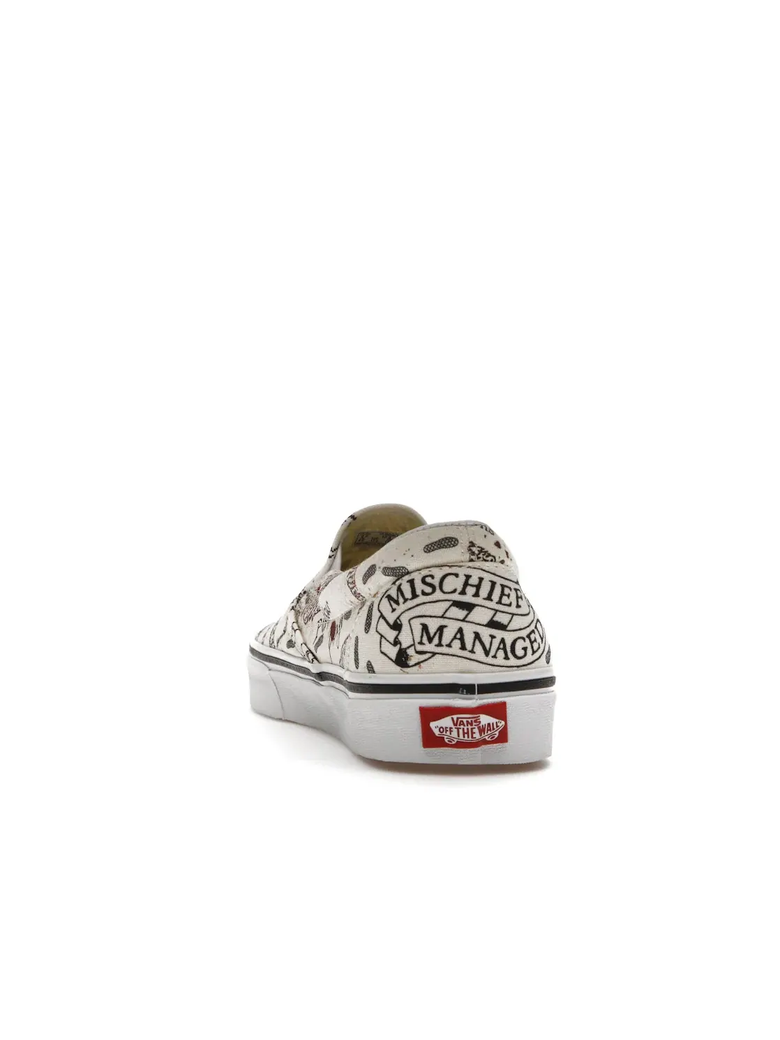 Мужские кеды-слипоны с принтом Vans Slip-On — изображение 4 из 4, классический белый