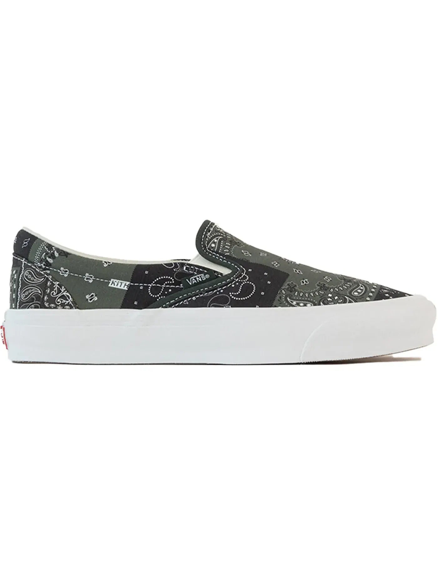 Мужские кеды Lifestyle с принтом Vans Slip-On, Bandana Scarab — изображение 1 из 1
