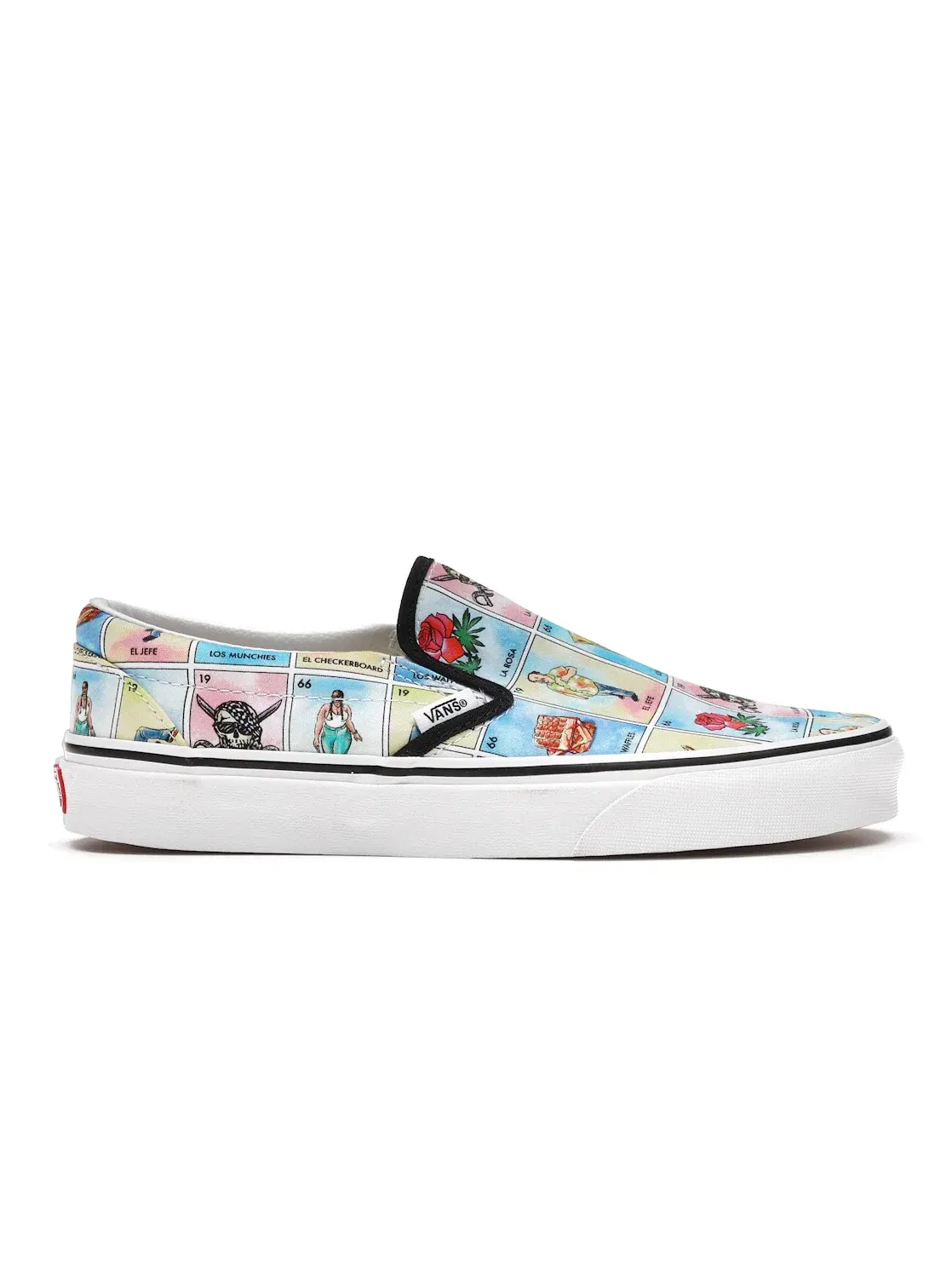 Мужские кеды Lifestyle Vans Slip-On — изображение 1 из 4, мульти/белый