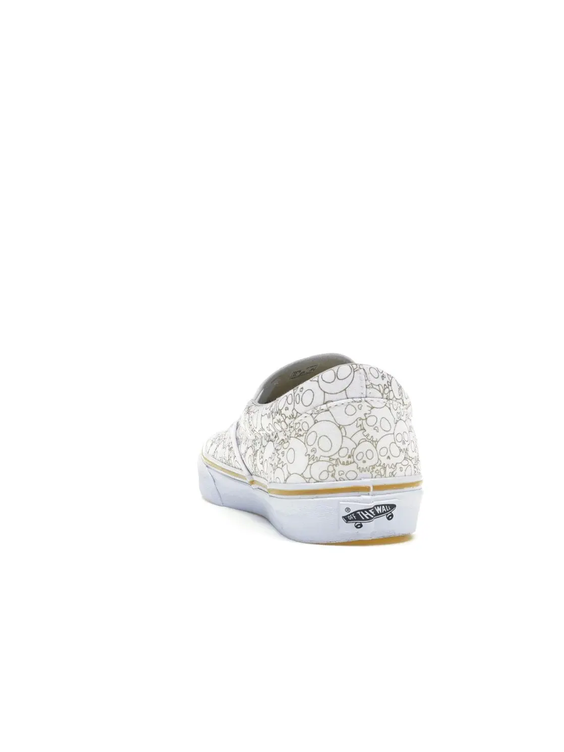 Мужские кеды без шнурков с принтом Vans Slip-On — изображение 4 из 4, золотистый