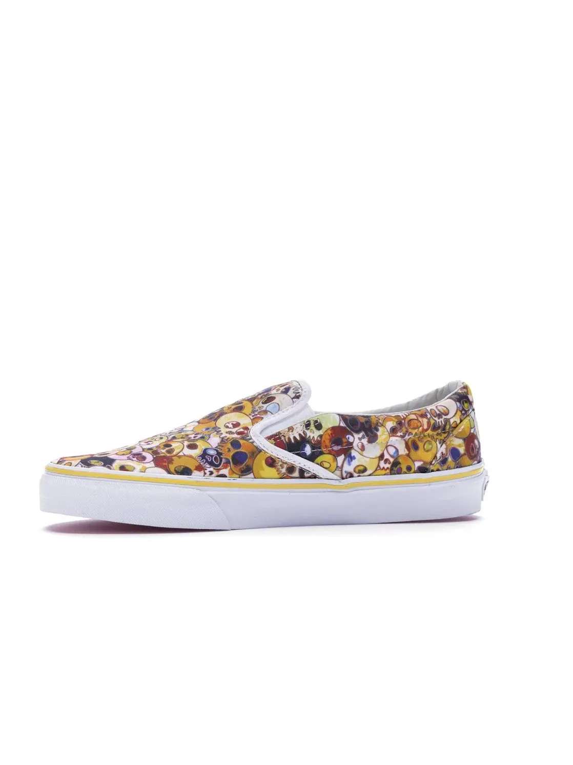Мужские кеды Lifestyle с принтом Vans Slip-On LX Murakami Yellow Skull — изображение 3 из 4, желтый