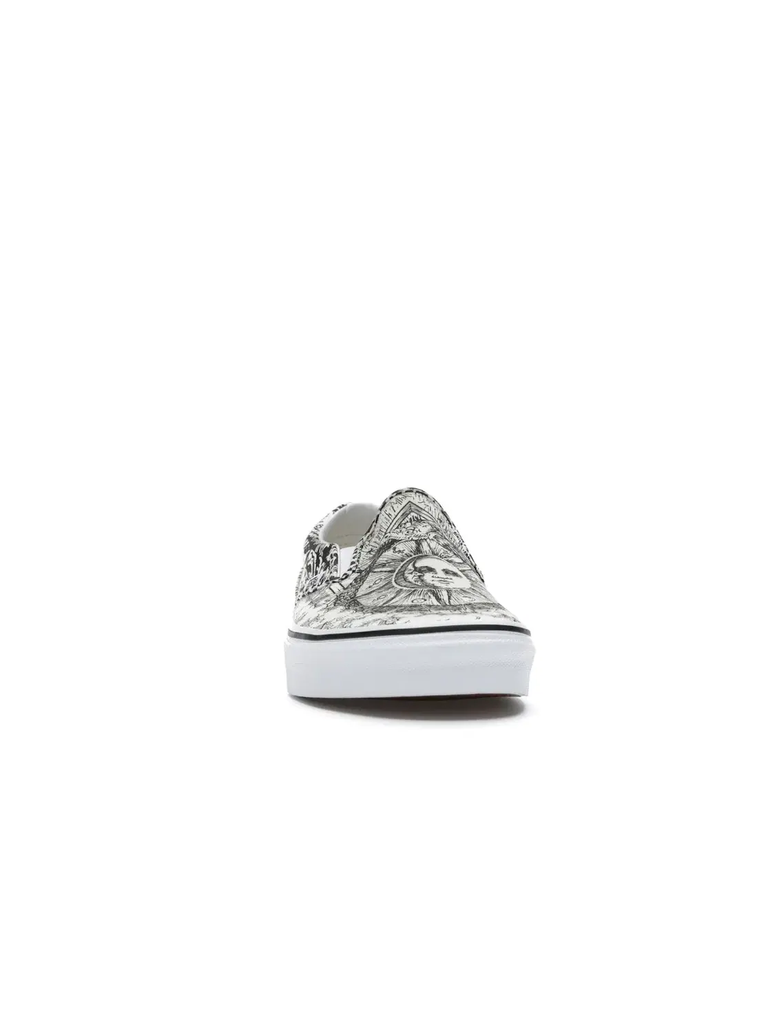 Мужские кеды Slip-On с принтом Vans — изображение 2 из 4, черный/белый