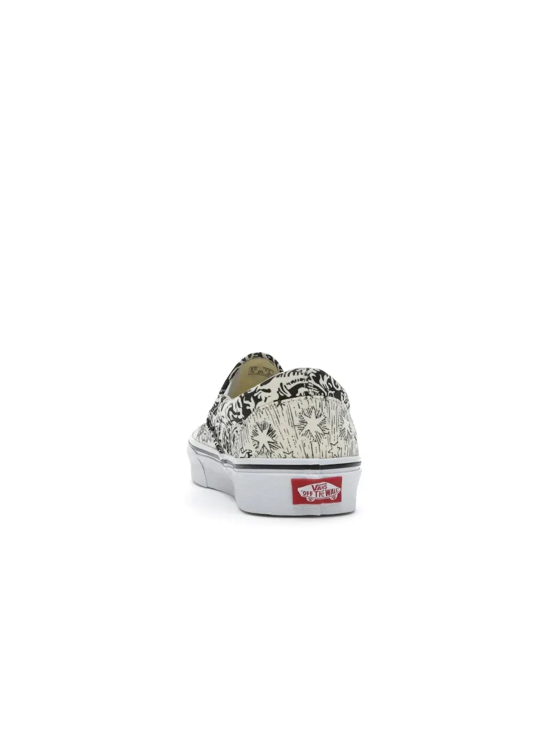 Мужские кеды Slip-On с принтом Vans — изображение 4 из 4, черный/белый