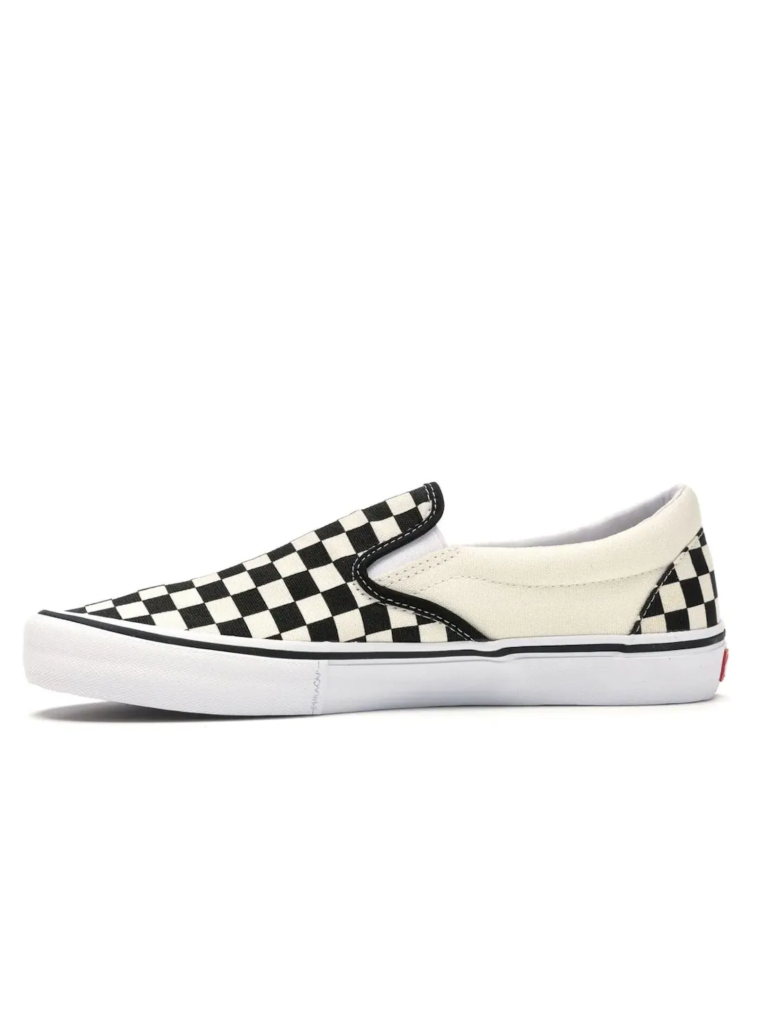 Мужские кеды с принтом Vans Slip-On Pro — изображение 3 из 4, черный/белый