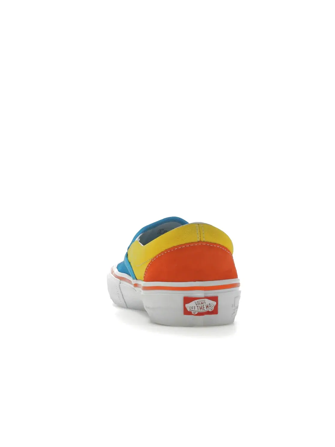 Мужские кроссовки с принтом Vans Slip-On Pro Vans — изображение 4 из 4, синий желтый