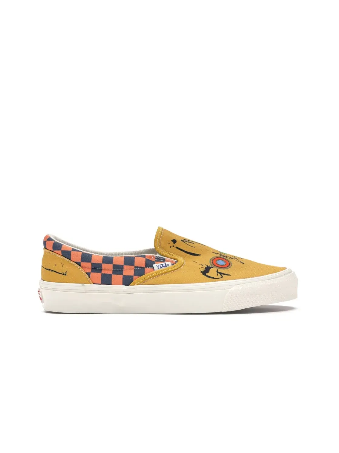 Мужские кеды с принтом Vans Slip-On — изображение 1 из 4, оранжевый
