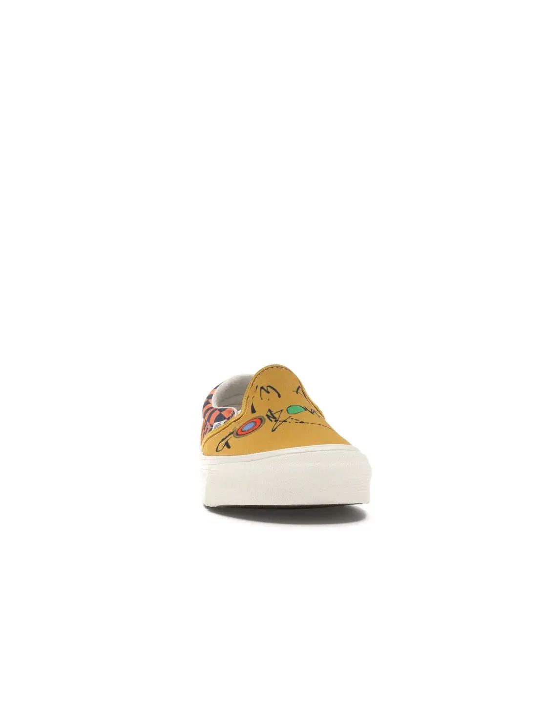 Мужские кеды с принтом Vans Slip-On — изображение 2 из 4, оранжевый