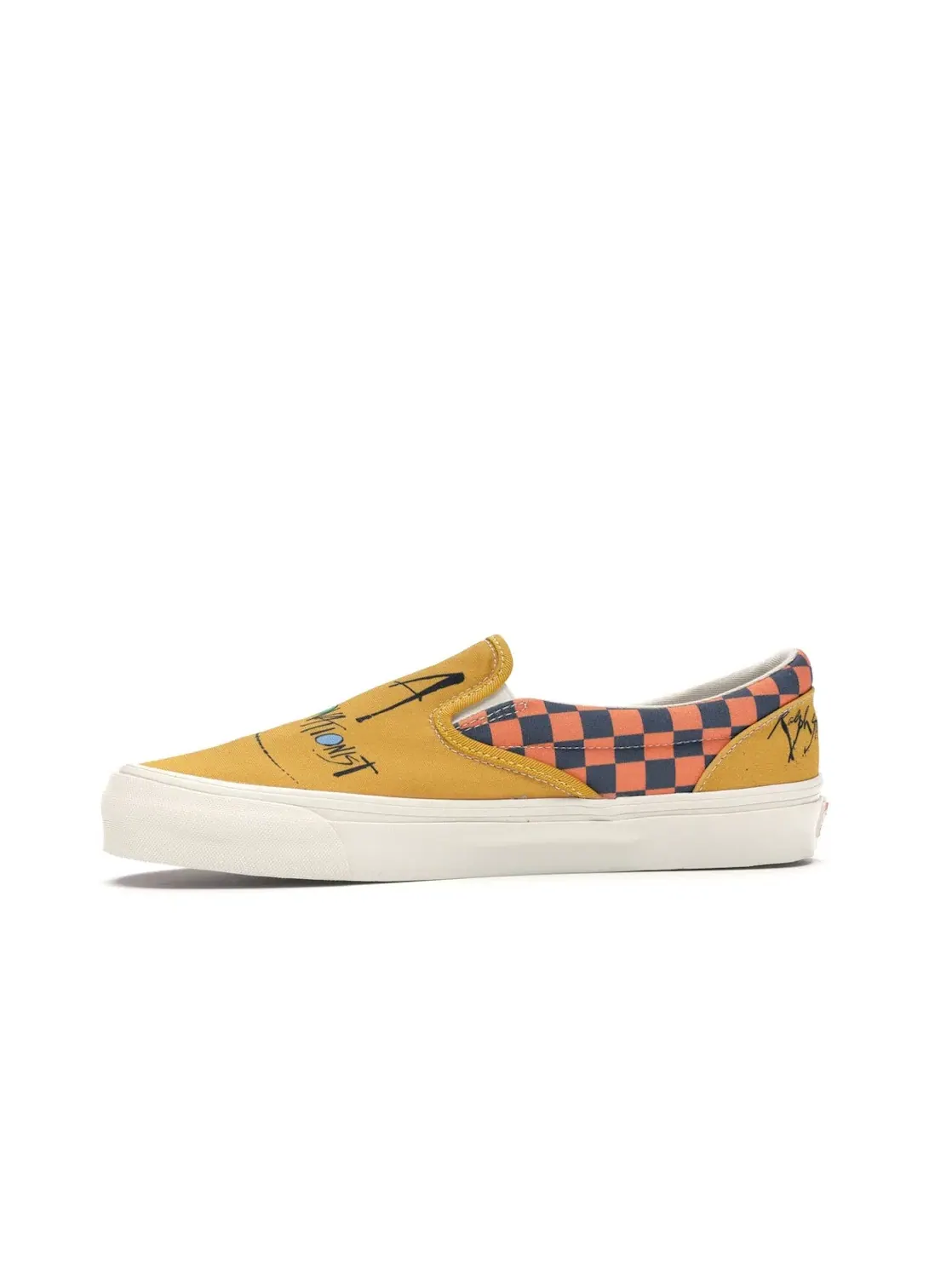 Мужские кеды с принтом Vans Slip-On — изображение 3 из 4, оранжевый