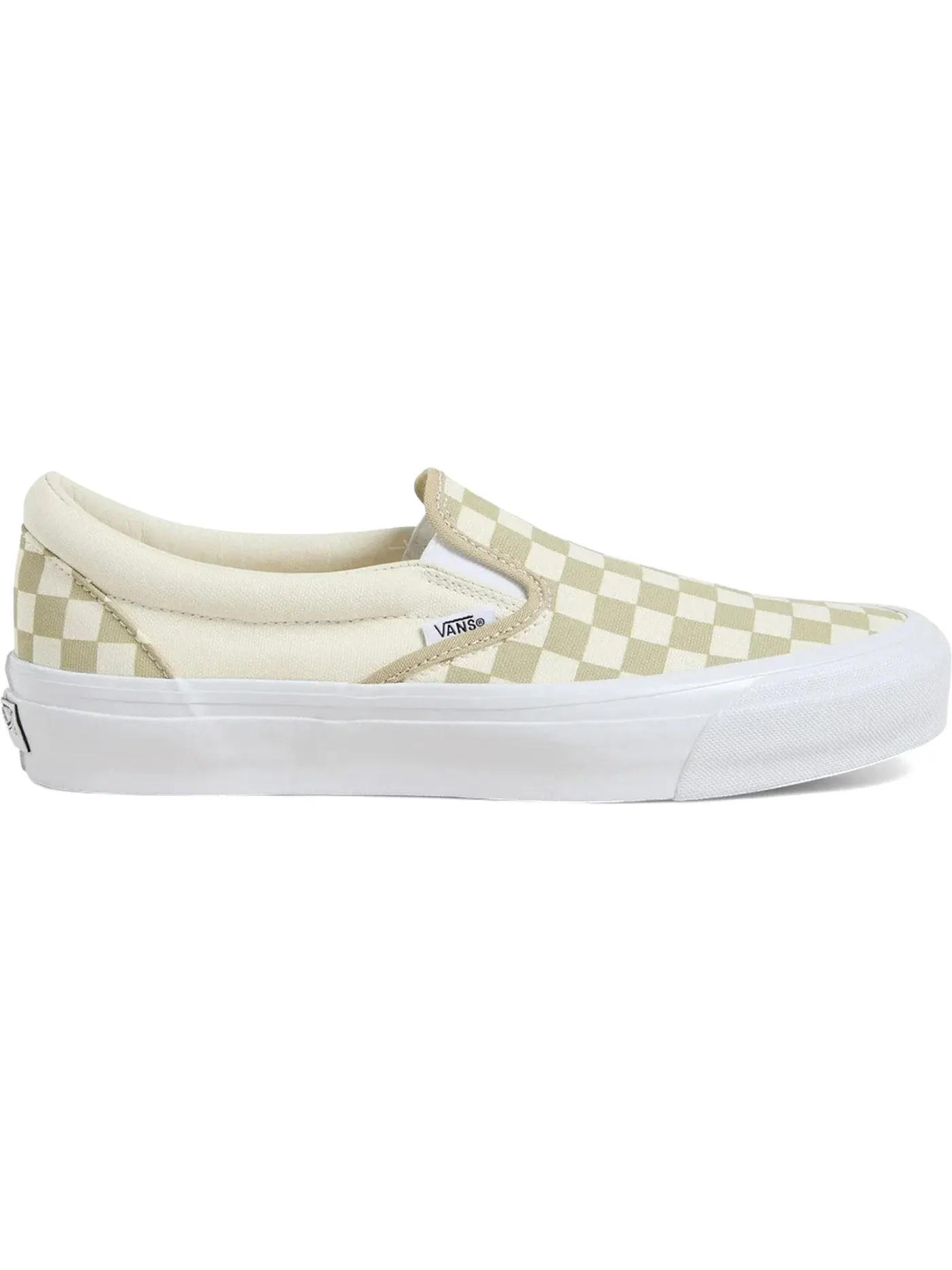 Мужские кеды с клетчатым принтом Vans Slip-On Reissue 98 LX — изображение 1 из 1, зеленый