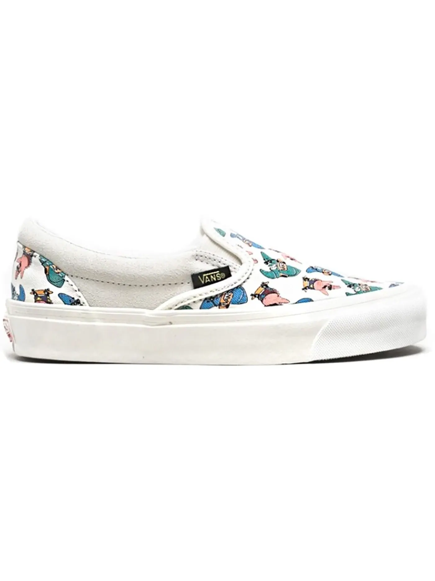 Мужские кеды Lifestyle с принтом Spongebob Vans Slip-On — изображение 1 из 1, желтый