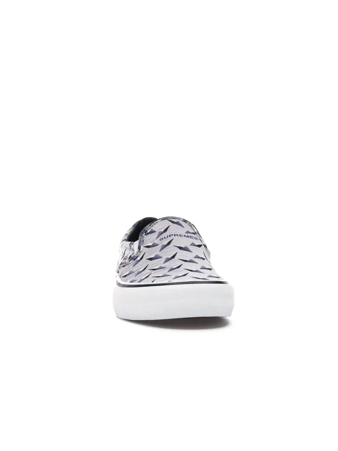 Мужские кеды Slip-On Supreme Diamond Plate Vans — изображение 2 из 4, белый/белый