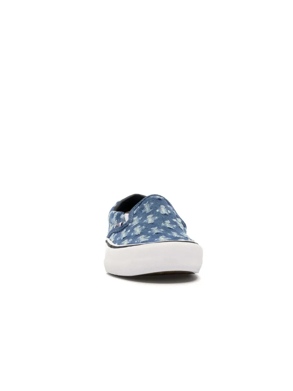 Мужские кеды с перфорацией Vans Slip-On — изображение 2 из 4, синий/белый