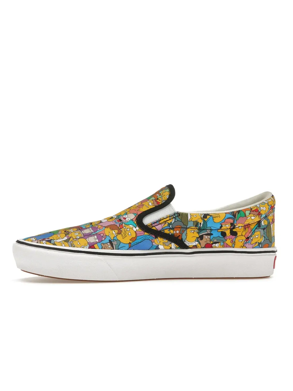 Мужские кеды-слипоны с принтом Vans Comfycush Slip-On Vans — изображение 3 из 4, мульти/белый