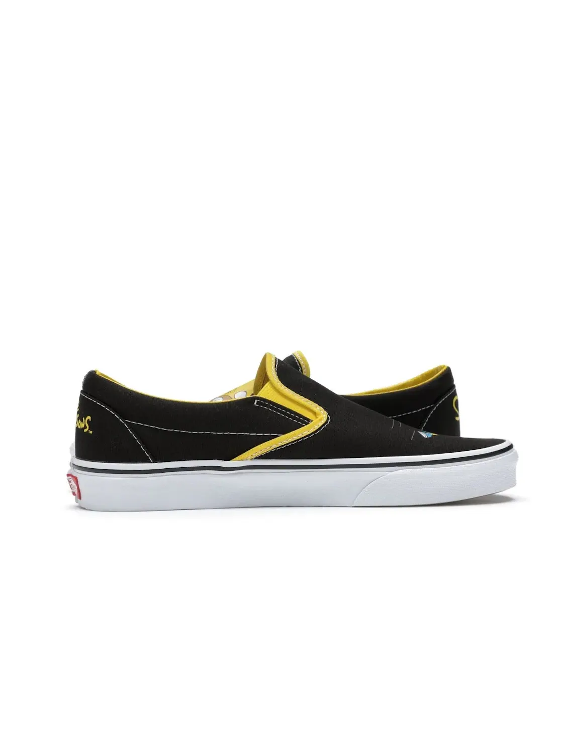Мужские кеды с принтом Vans Slip-On The Simpsons Homer & Bart — изображение 3 из 4, черный