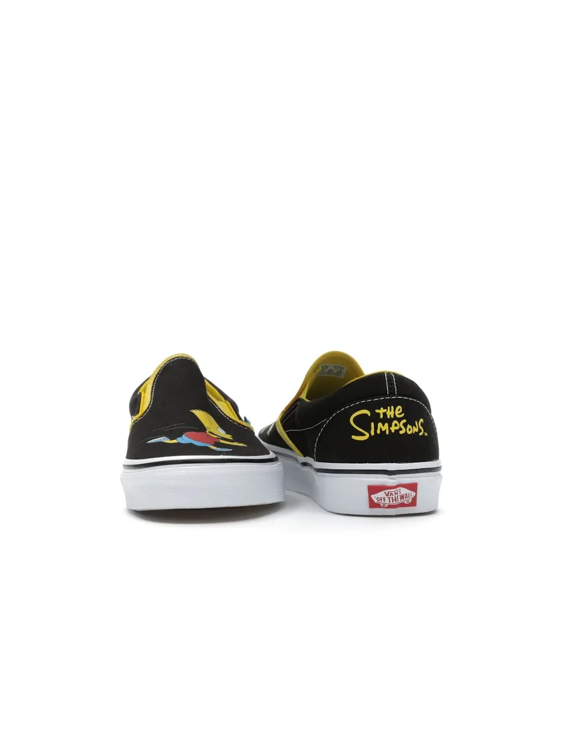 Мужские кеды с принтом Vans Slip-On The Simpsons Homer & Bart — изображение 4 из 4, черный