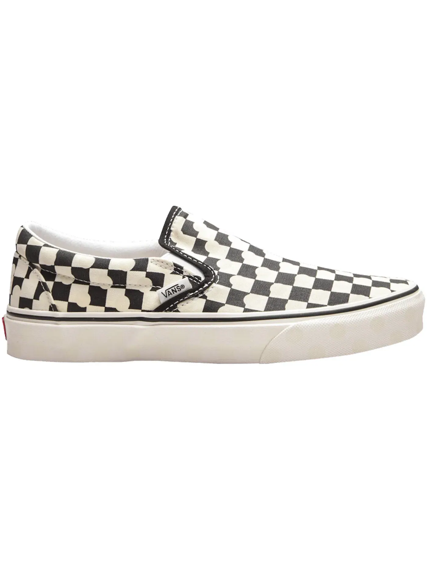 Мужские кроссовки lifestyle Vans Slip-On Vans — изображение 1 из 1, черный/белый
