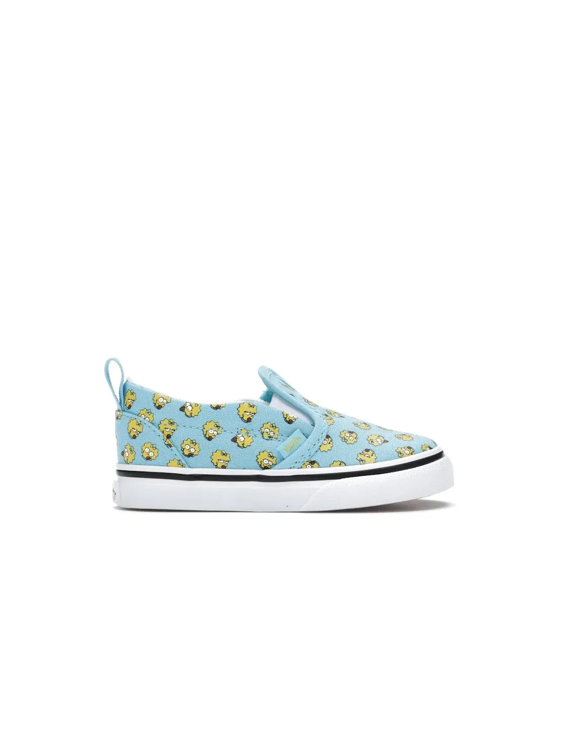 Детские кеды Slip-On V The Simpsons Maggie Vans — изображение 1 из 4, синий/белый