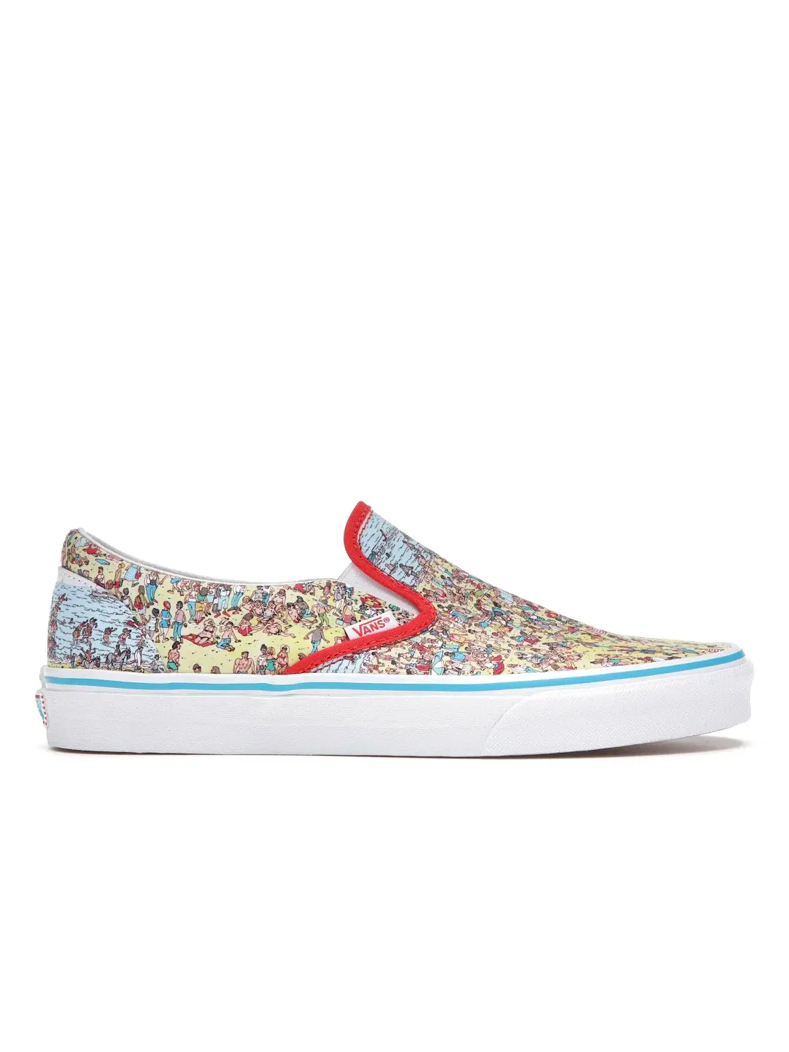 Мужские кеды с принтом Vans Slip-On, Find Steve/Beach — изображение 1 из 4