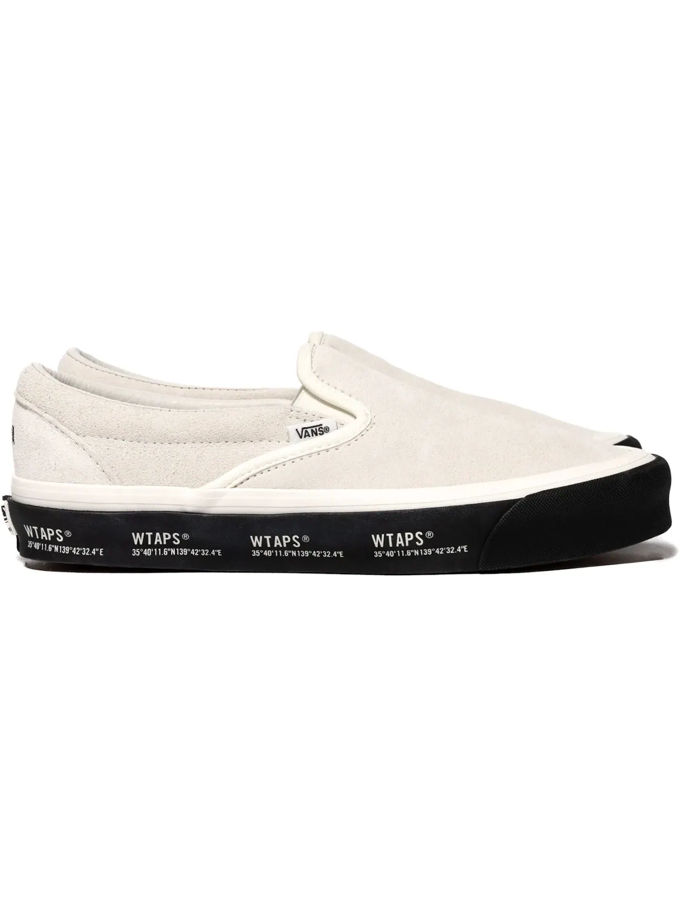Мужские кеды Slip-On Vans — изображение 1 из 1, белый/черный
