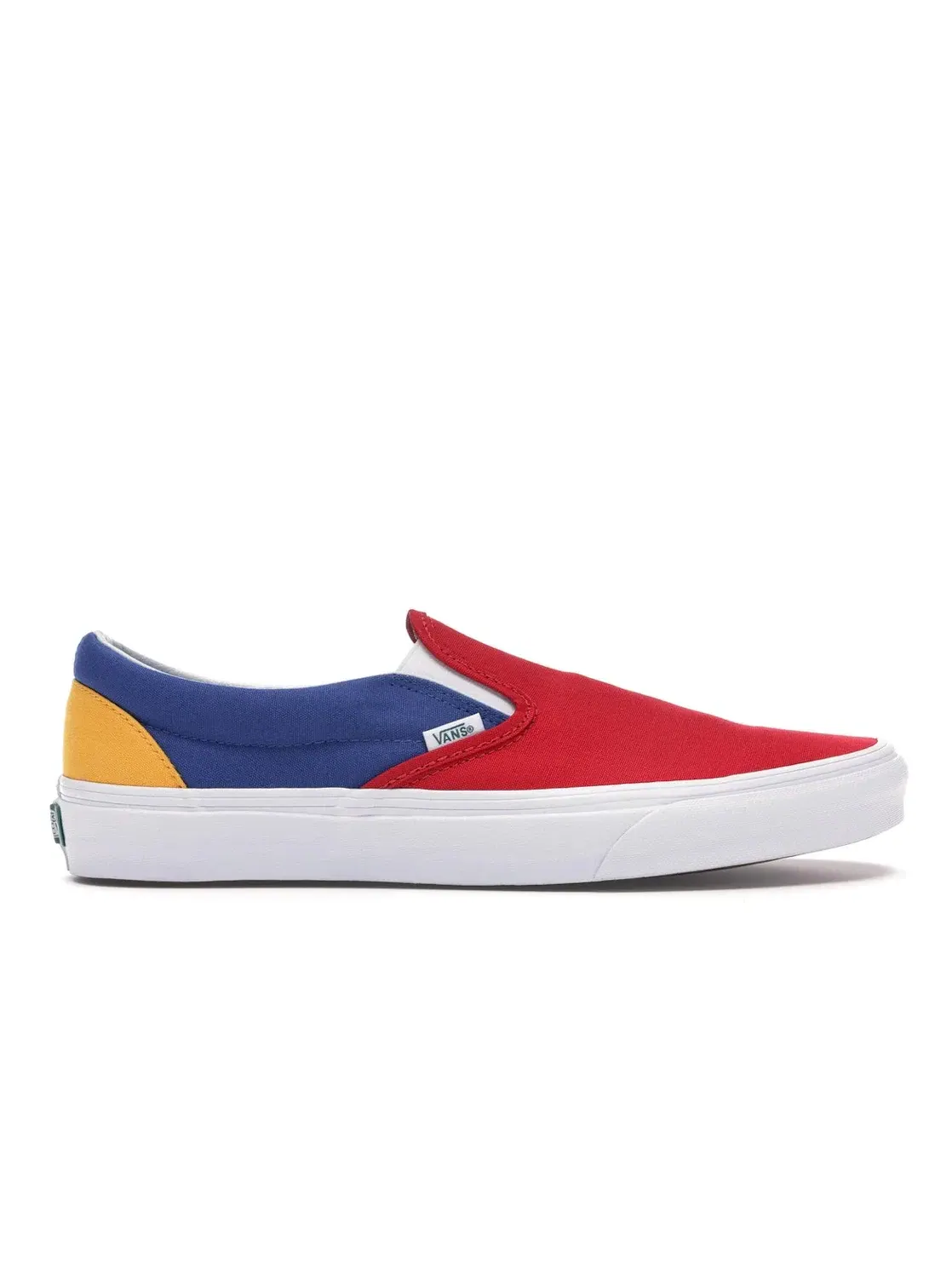 Мужские кеды-слипоны с принтом Vans Slip-On — изображение 1 из 4, красный/синий/желтый