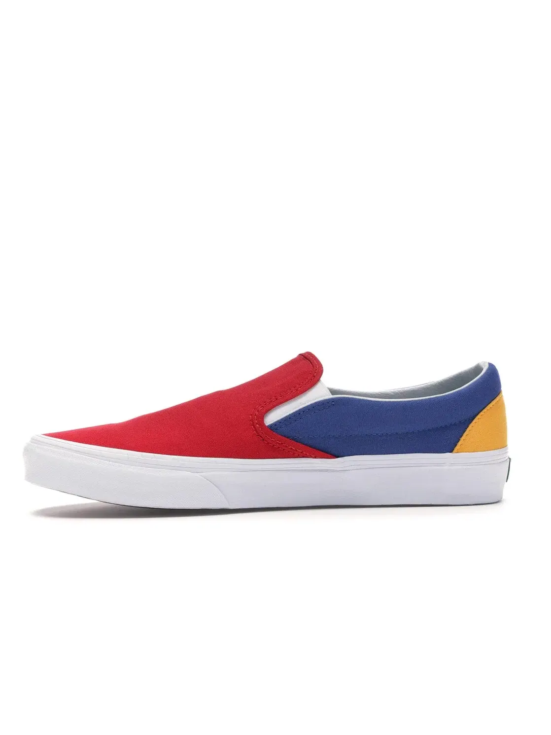 Мужские кеды-слипоны с принтом Vans Slip-On — изображение 3 из 4, красный/синий/желтый