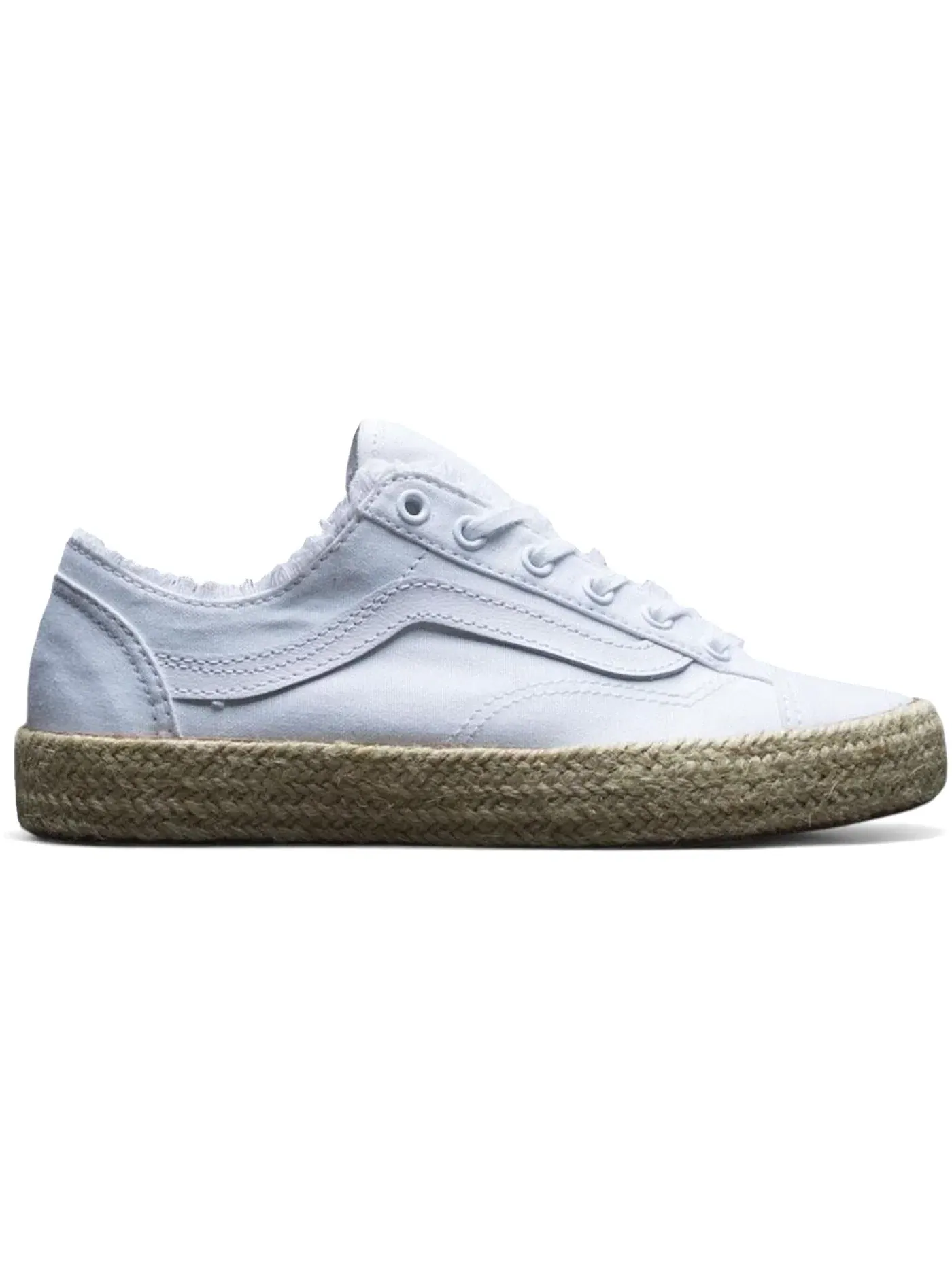 Женские кроссовки с потертостями Vans Style 36 Decon — изображение 1 из 1, белый/белый