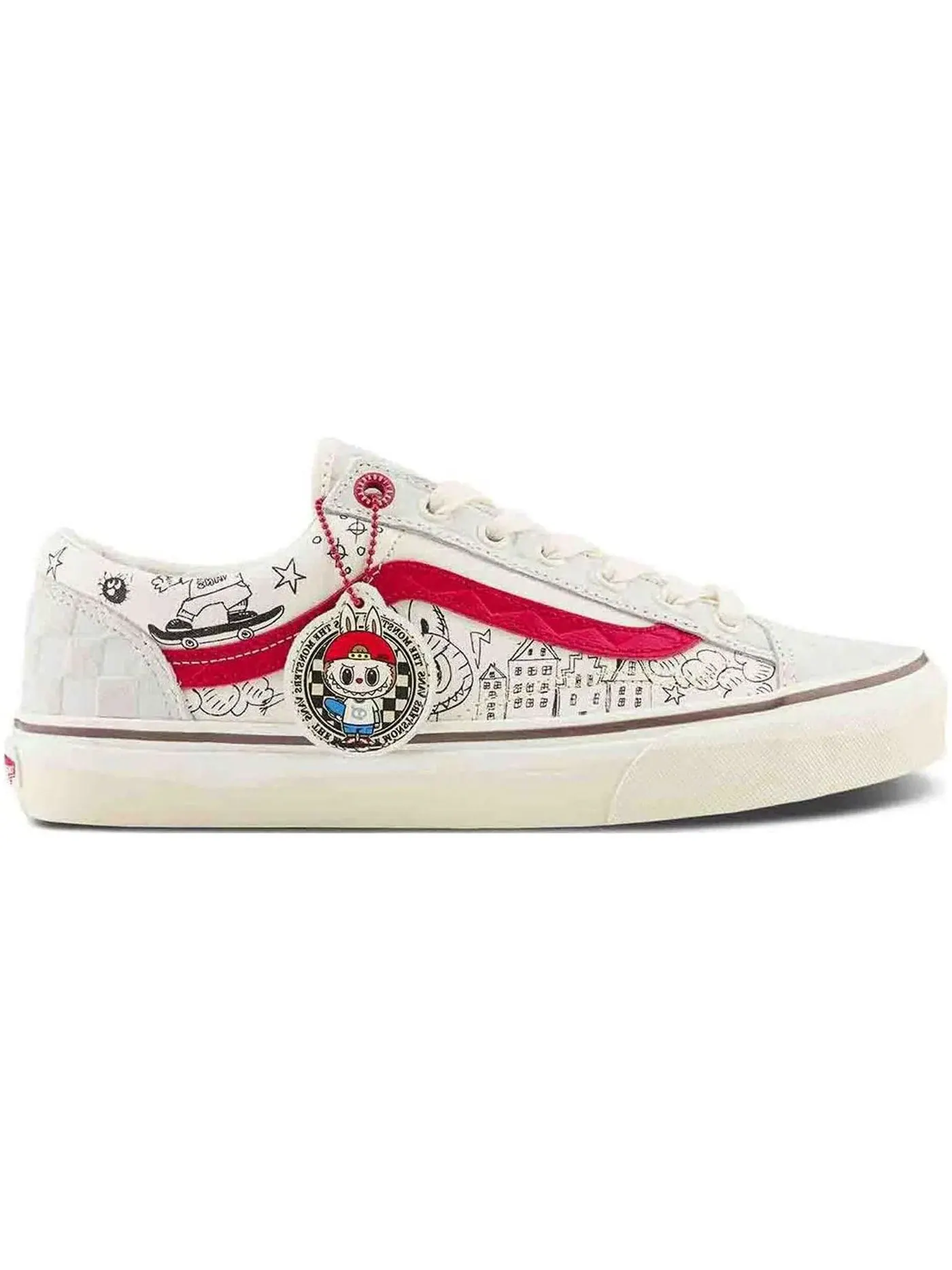 Мужские кроссовки Lifestyle Vans Style 36 Labubu The Monsters — изображение 1 из 1, красный