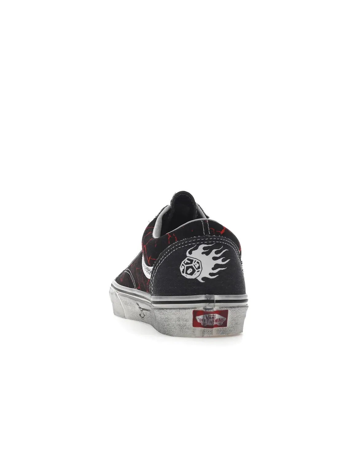 Мужские кроссовки с принтом Vans Style 36 Vans — изображение 4 из 4, черный/красный/желтый