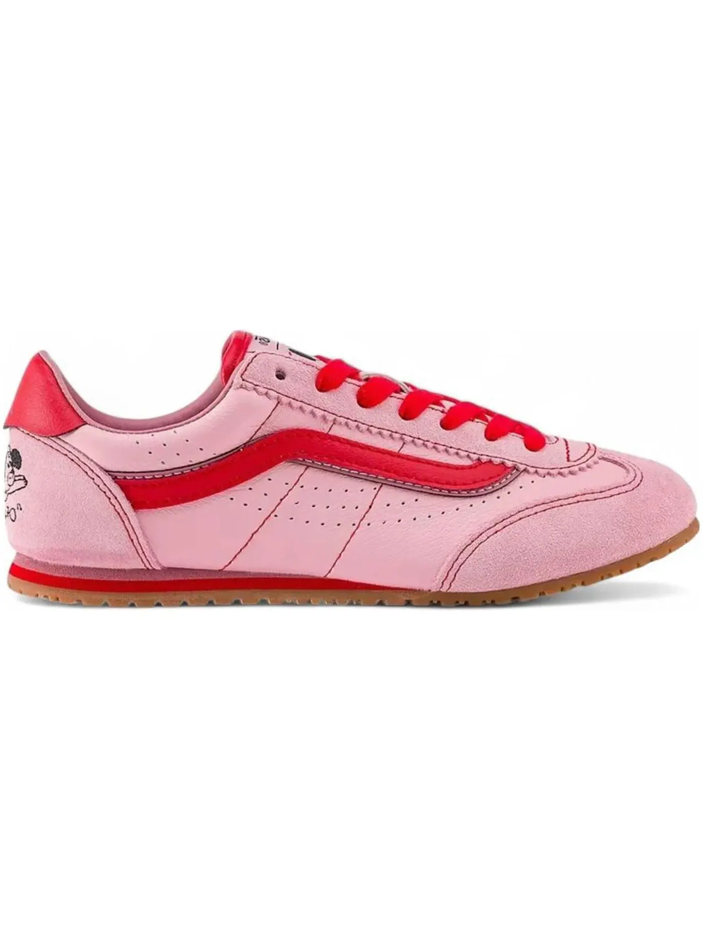 Мужские кеды Lifestyle Vans Super Lowpro — изображение 1 из 1, розовый/красный