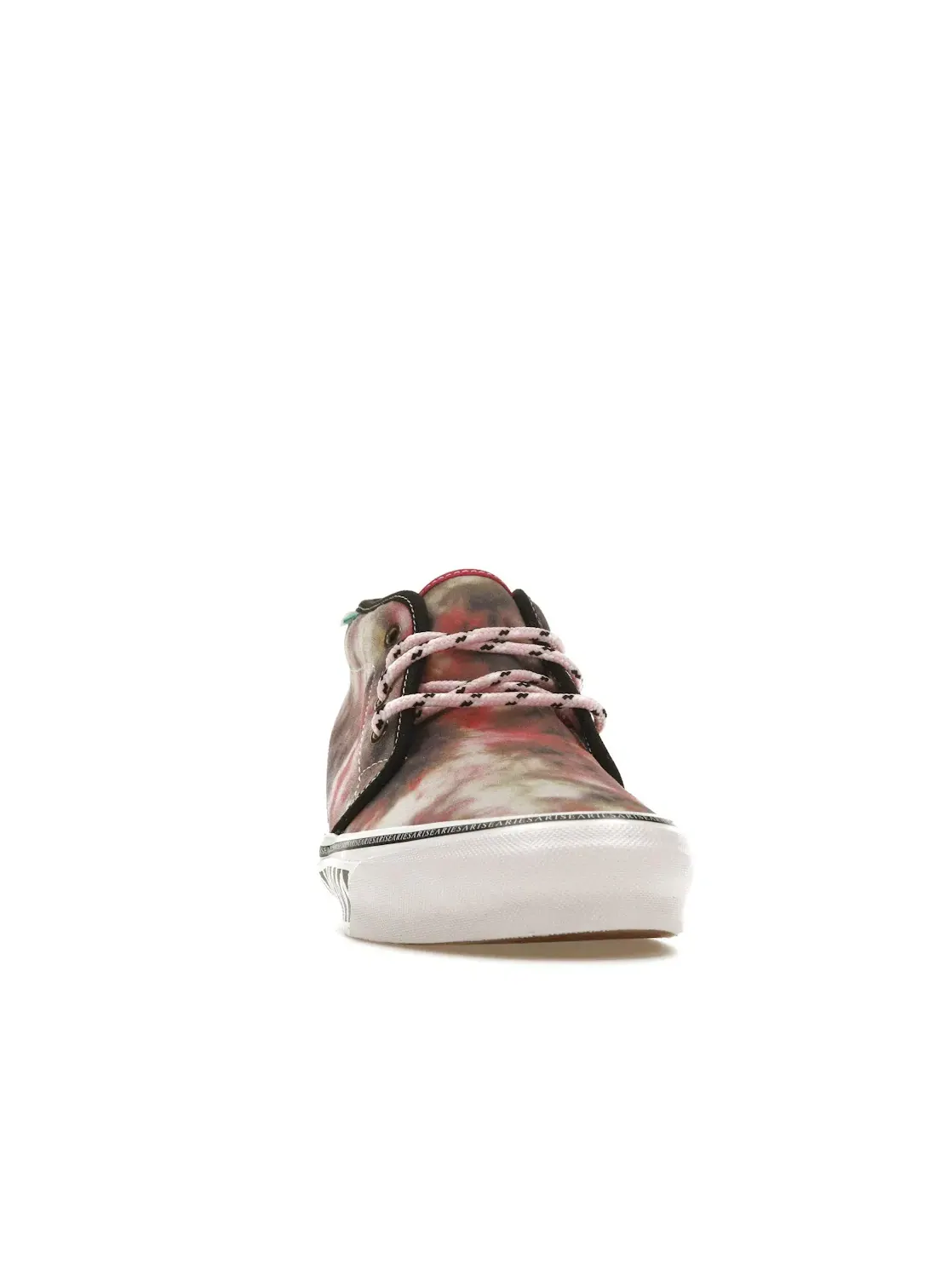 Мужские ботинки чукка с принтом Vans UA OG Chukka Boot LX — изображение 2 из 4, черный//розовый