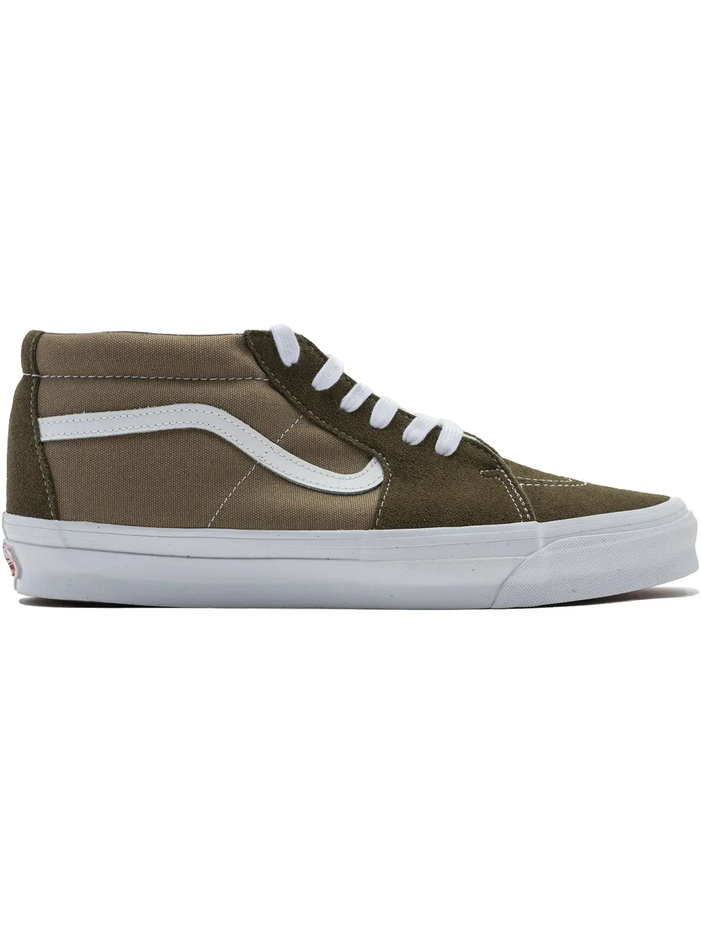 Мужские кеды Lifestyle Vans UA OG Sk8-Mid LX — изображение 1 из 1, зеленый белый