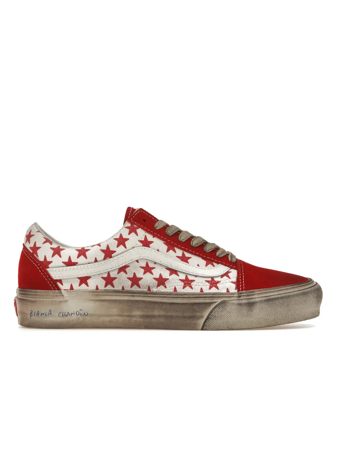 Мужские кроссовки Lifestyle Vans Vault OG Old Skool LX — изображение 1 из 4, красный/белый