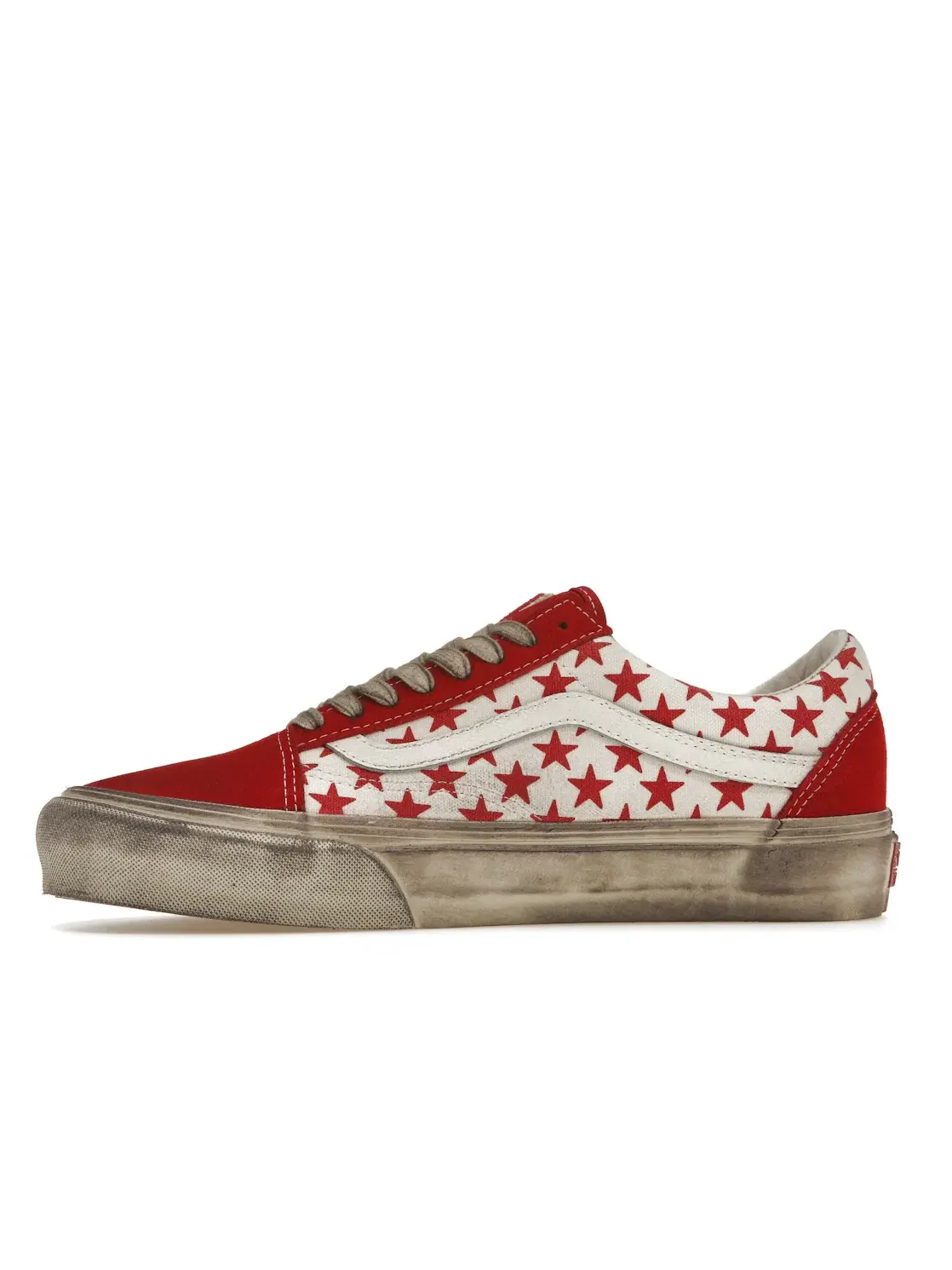 Мужские кроссовки Lifestyle Vans Vault OG Old Skool LX — изображение 3 из 4, красный/белый