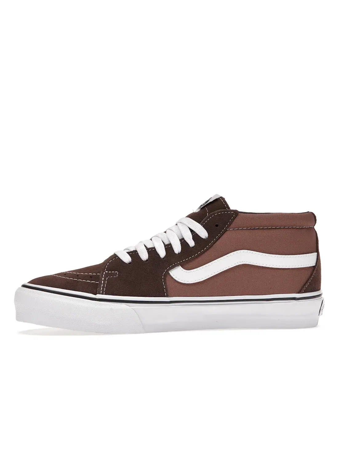 Мужские кроссовки с замшевым верхом Vans Vault Sk8-Mid LX JJJJound — изображение 3 из 4, коричневый/белый