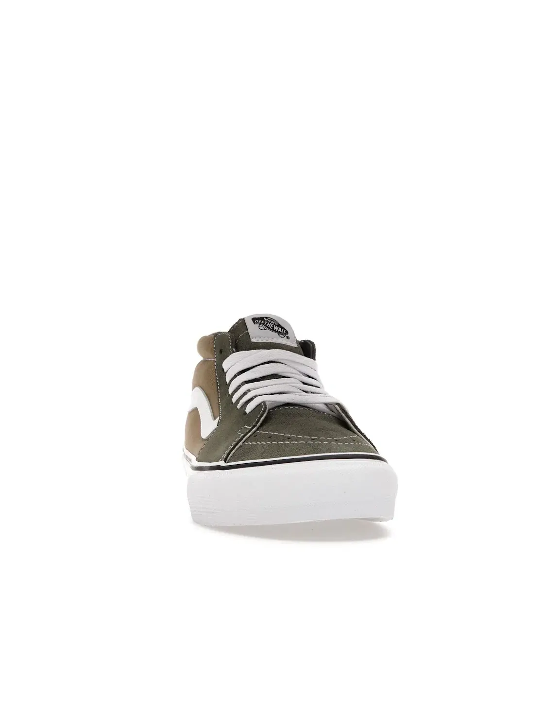 Мужские кроссовки с премиальным замшем Vans Vault Sk8-Mid LX — изображение 2 из 4, зеленый/белый