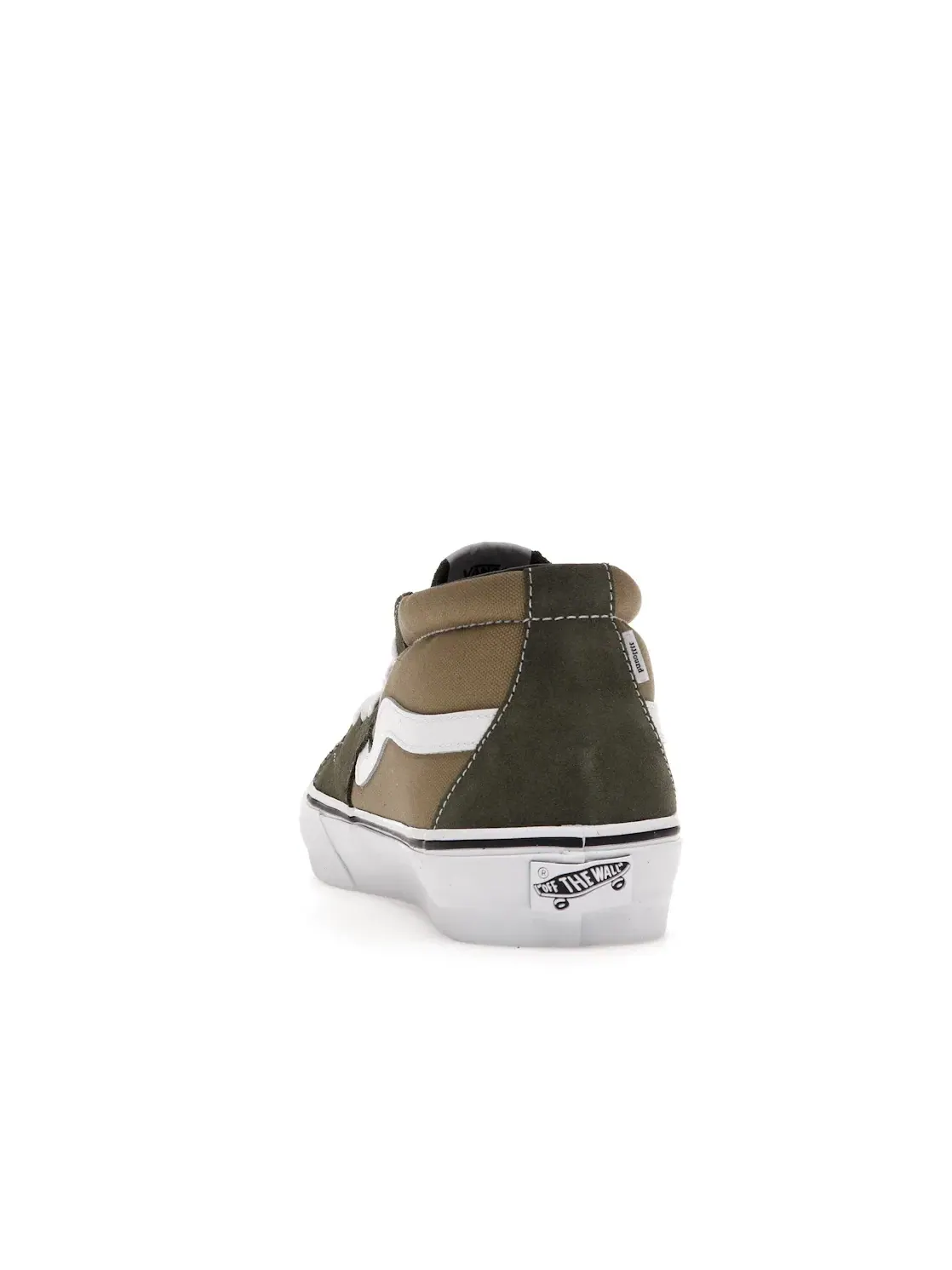 Мужские кроссовки с премиальным замшем Vans Vault Sk8-Mid LX — изображение 4 из 4, зеленый/белый