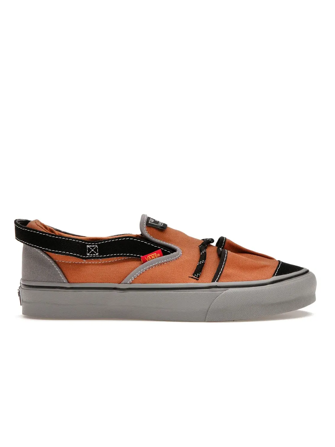 Мужские кеды Lifestyle с принтом Vans Vault Slip-On VR3 LX — изображение 1 из 4, серый/коричневый