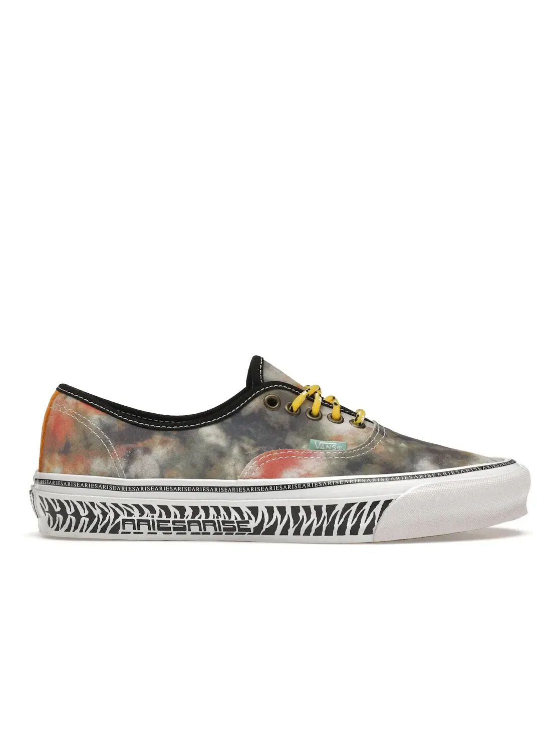 Мужские кроссовки с принтом Vans Vault UA OG Authentic LX Vans — изображение 1 из 4, черный/оранжевый/желтый