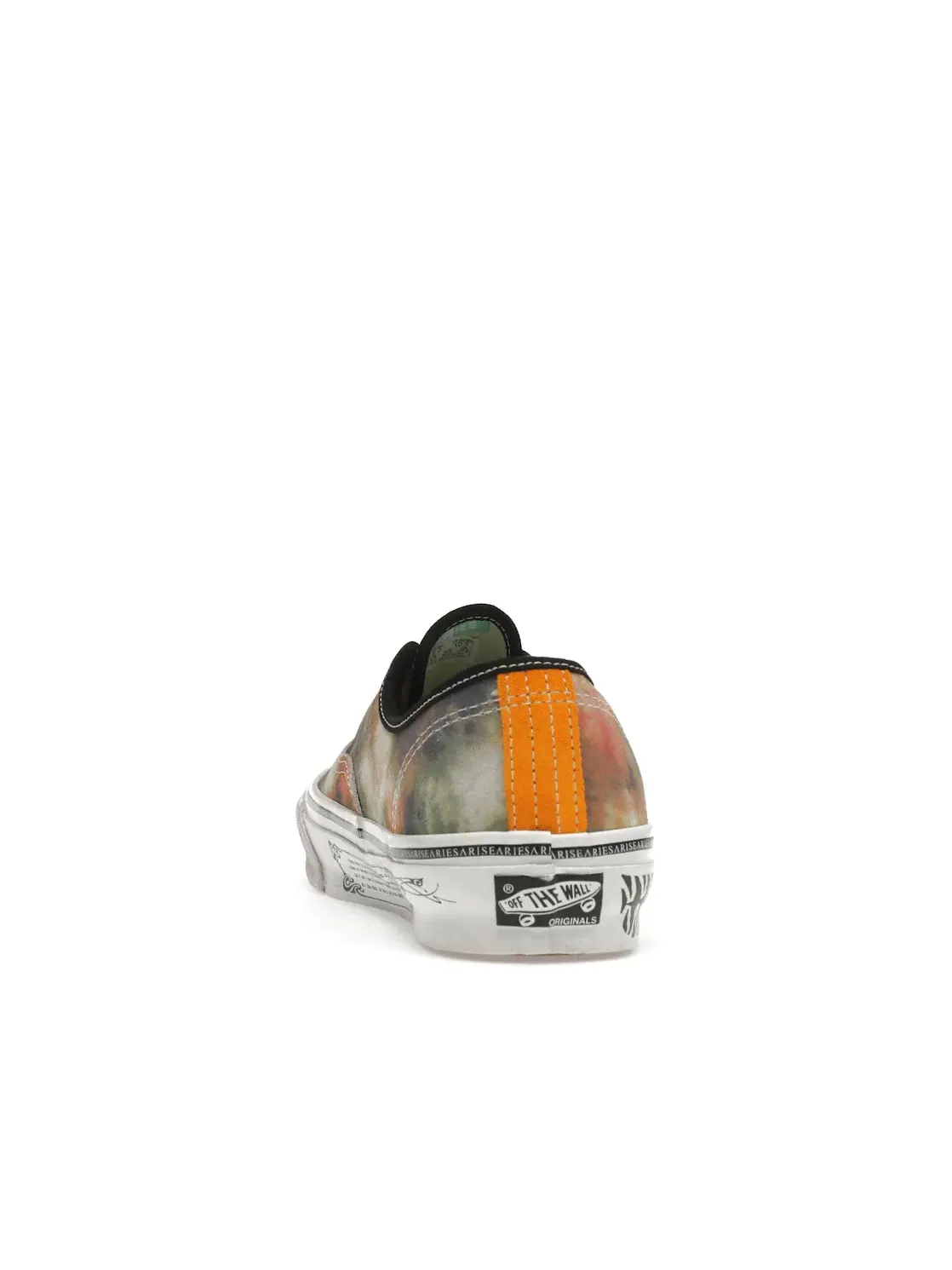 Мужские кроссовки с принтом Vans Vault UA OG Authentic LX Vans — изображение 4 из 4, черный/оранжевый/желтый