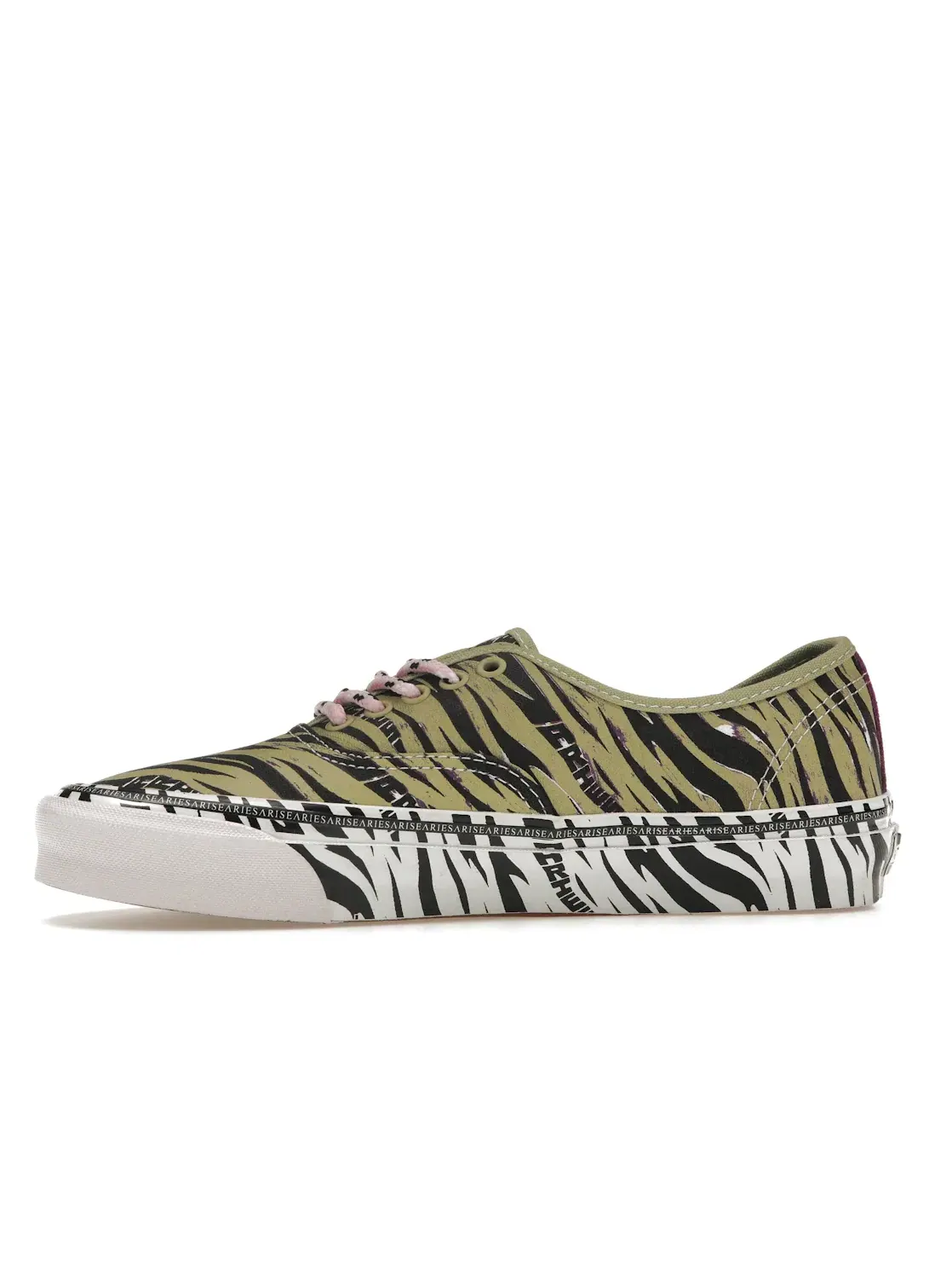 Мужские кеды Lifestyle с принтом Vans Vault UA OG Authentic LX — изображение 3 из 4, оливковый/розовый/белый