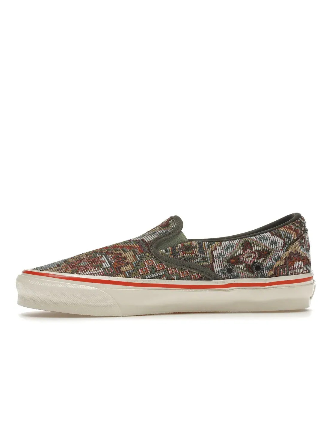 Мужские кеды Lifestyle Vans Vault UA OG Classic Slip-On LX — изображение 3 из 4, зеленый