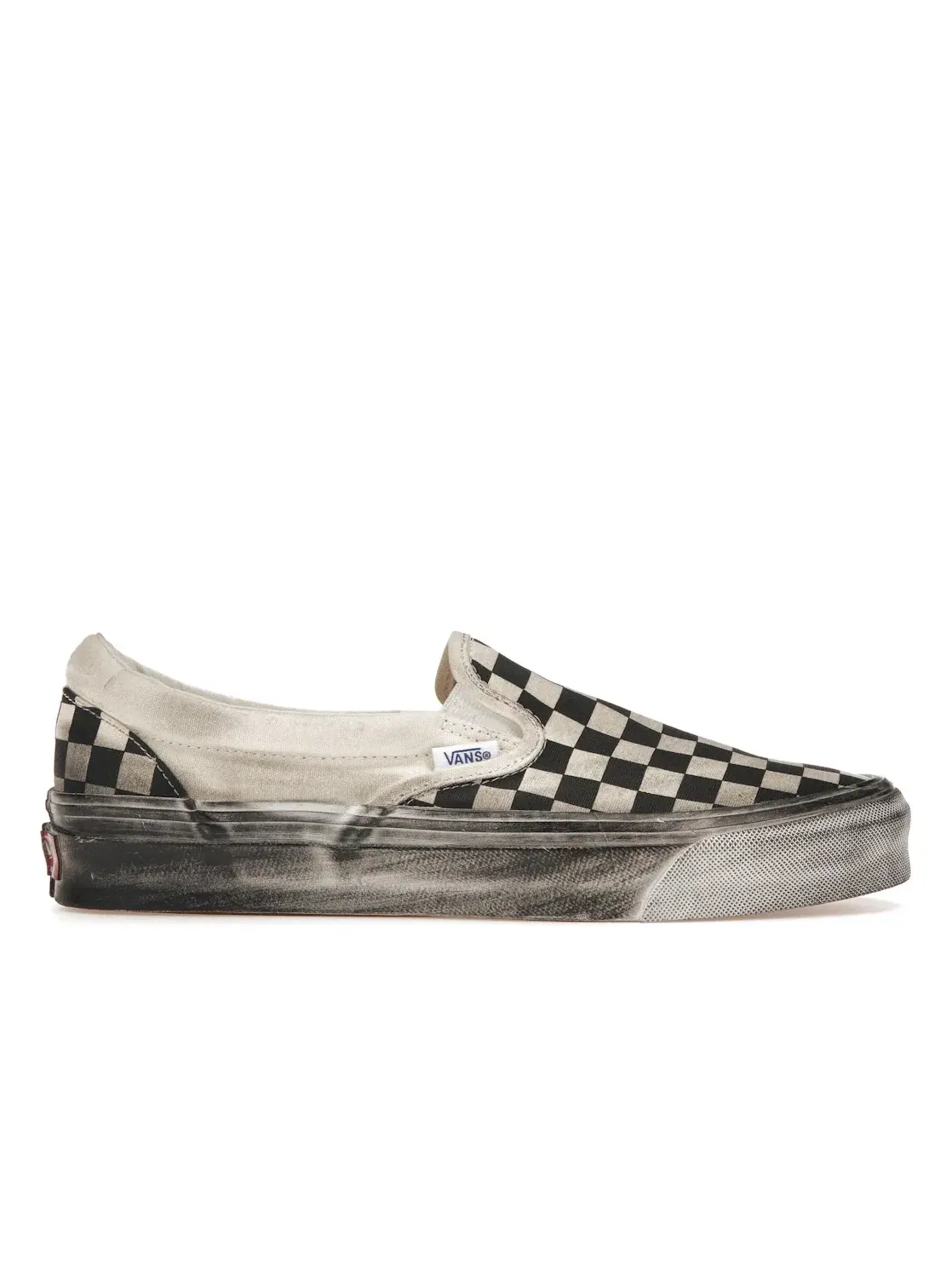 Мужские кеды Lifestyle с принтом Vans Vault UA OG Classic Slip-On LX Vans — изображение 1 из 4, черный/белый
