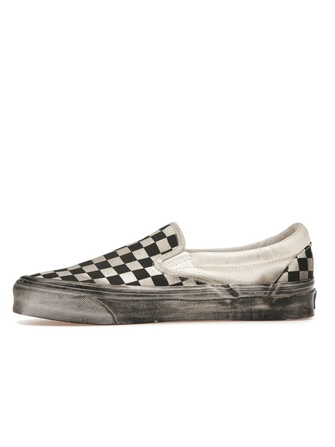Мужские кеды Lifestyle с принтом Vans Vault UA OG Classic Slip-On LX Vans — изображение 3 из 4, черный/белый