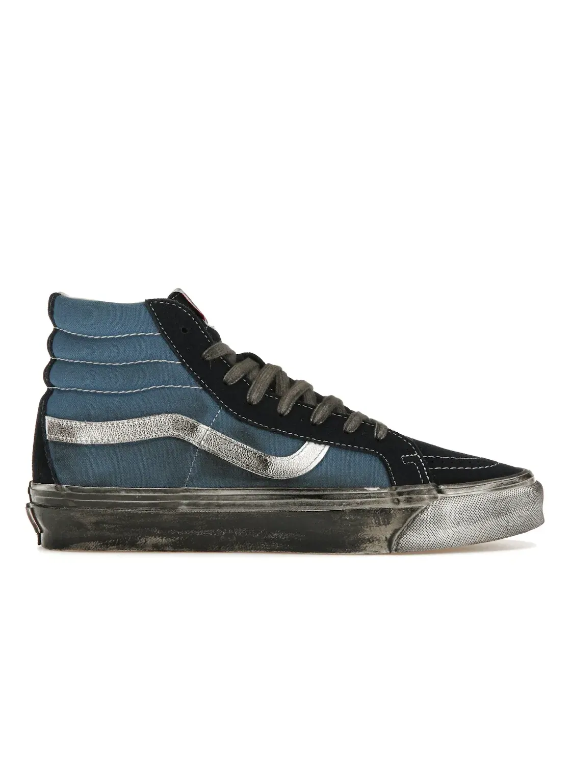 Мужские кроссовки высокие Vans Vault UA OG Sk8-Hi LX — изображение 1 из 4, темно-синий/темно-синий
