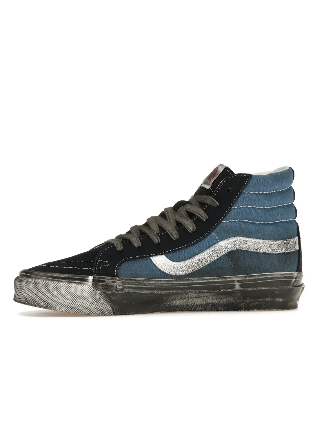 Мужские кроссовки высокие Vans Vault UA OG Sk8-Hi LX — изображение 3 из 4, темно-синий/темно-синий