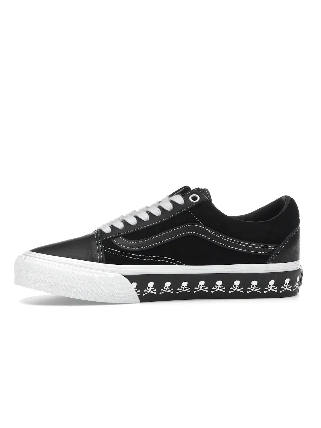 Мужские повседневные кроссовки с черно-белым принтом Vans Vault UA Old Skool LX Mastermind World Vans — изображение 3 из 4